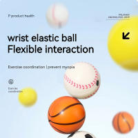 Bola De Juguete Para Niños Y Niñas De Entrenamiento De Fuerza Elasticidad Deportiva Bola De Mano De Goma Para Exercicios Al Aire Libre - details 6