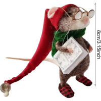 Kit De Ratón Teñido a Mano Para Navidad Feltro De Lana De Oveja Para Manualidades DIY Pack De 1 Pieza Peso Del Paquete: Nulo - details 7