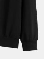 Conjunto De Otoño E Invierno Para Hombre Con Impresión De Letras De París Pantalones Largos De Cuello Redondo Deporte Cómodo - details 16