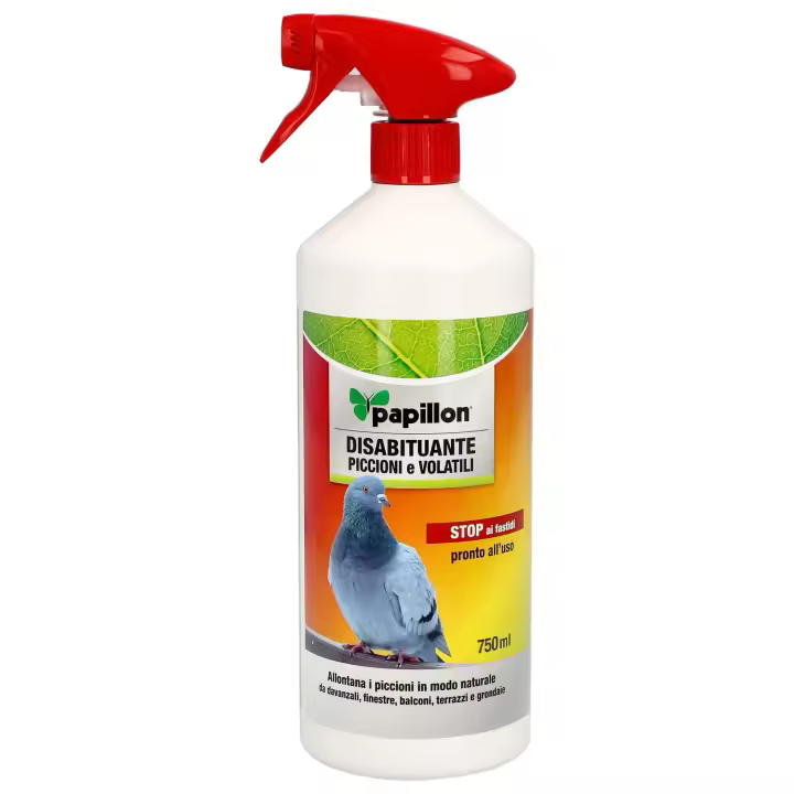 Repelente Palomas y Pajaros (750 ml.) Repelente / Ahuyentador aves, repelente pajaros, ahuyentador aves ventanas, tejados, etc. - 1