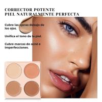 Paleta de Contornos USHAS - Cobertura Perfecta para un Rostro Impecable - Maquillaje de Rostro y Corrector - details 2