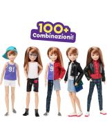 Creatable World Figura Unisex, muñeco inclusive articulado, pelucas color rubio oscuro y accesorios (Mattel GGG53) - details 2