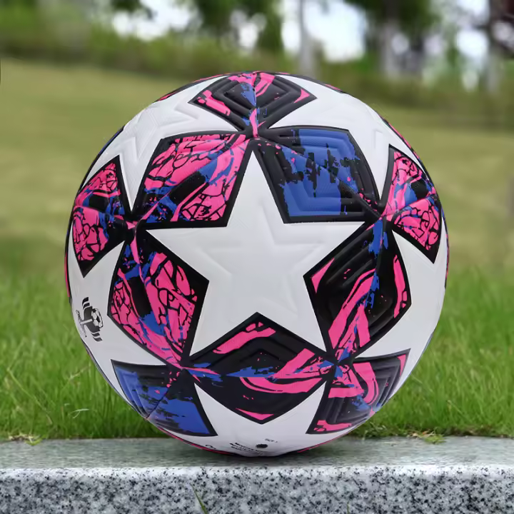 Balón De Fútbol Profesional Tamaño 5 Balón Oficial Sin Costuras Cubierto Con PU Suave Tamaño 4 Buena Agarradera Y Elasticidad - 1
