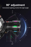Linterna Frontal Recargable Paweinuo 4000M Super Brillante 800W Alta Potencia Zoom Impermeable 18650 Iluminación Exterior Para Camping Y Pesca - details 10