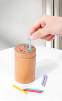 Juguetes De Madera Montessori Para Niños Juego De Colores Y Motor Fin Juego Educativo De Alineación Sensorial Para Bebés De 1 a 3 Años - details 1