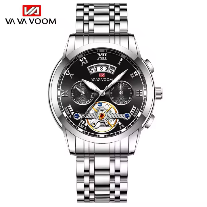 Reloj De Lujo Para Hombre Relogio Masculino Marca Top Reloj De Pulsera De Acero Inoxidable Luminiscencia Estilo Casual Resistente Al Agua 3Bar Para Deporte Al Aire Libre - 1