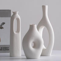 Vaso Nórdico Aract Vasebsts Cerámica Mate Rustica Arte Moderno Decorativo Para Decoración De Granja Tamaño M Nuevo Estilo Clásico/Post-moderno - details 4