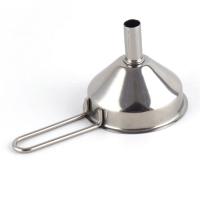 Funel Mini De Acero Inoxidable Para Cocina Con Mango Estable Amplio Bocina Herramientas De Cocina Para Líquidos Y Aceites - details 5
