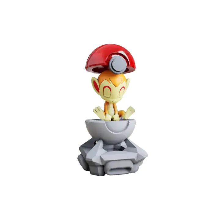 Figura Chimchar en la Pokeball impresa en 3d Figura Chimchar en la Pokeball Pokemon   Impreso en 3d - 1