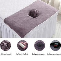 Mesa De Masaje SPA De Belleza Gruesa 40x80cm Con Agujero Toalla Para Rostro Espesada Bandana De Cama JETTING Tela De Terry - details 2