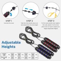 Nueva Cuerda De Saltar Ajustable Con Alambre De Acero Ejercicio De Fitness Y Entrenamiento En Casa Equipo Deportivo Sin Enredos - details 7