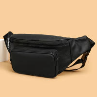 Bolsa De Cintura Para Hombre De Cuero Genuino 100% Mini Viaje Fanny Pack Bolsa De Cinturón De Cuero Para Teléfono Móvil Estilo Casual - details 11