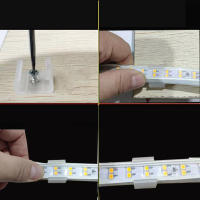 Clavos De Conexión LED Accesorios De Iluminación Montaje En Pared Para Strip Luz Neón COB RGB 5050 Adecuado Para 5-8MM 10-12MM 14-17MM - details 1