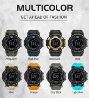 Reloj Digital SMAEL Para Hombre Resistente Al Agua Deportivo Pantalla LED Grande Reloj De Pulsera Militar Con Funciones De Cronógrafo Y Alarma - details 4