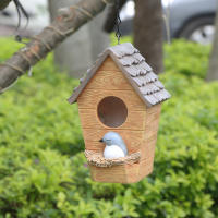 1pc Adorno De Jardín Exótico En Forma De Nido De Pájaro Duradero Y Cómodo Para Invierno Decoración Única Para Exterior - details 1