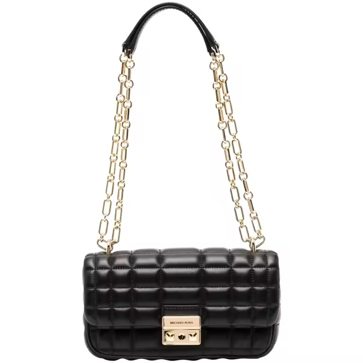 MICHAEL KORS - Bolso de Hombro con Cadena Tribeca Small de Piel Acolchada - 1