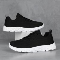 Zapatos De Correr Para Hombre Transpirables Zapatillas Deportivas Ligeros Antideslizantes Mesh Tenis De Caminar Exterior Correa De Lazo Flats Para Adultos - details 6