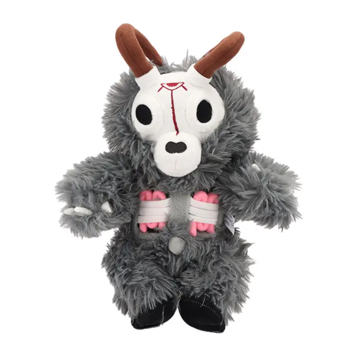Muñeco De Peluche Wendigo De 40cm/15.75in Peluche Horrífico De Película Animal Relleno De Algodón PP Decoración De Habitación De Halloween Para Niños - 1
