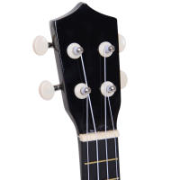 HOMCOM Ukelele 21 Pulgada Ukelele Soprano para Principiantes apto para Concierto y Escuelas Cuerdas de Nylon Material Madera Marrón - details 3