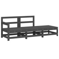 vidaXL Juego de muebles de jardín 3 pzas madera de pino impregnada Pino natural, Pino blanco, Pino gris Conjunto Terraza Muebles Jardín Exterior Juego de Muebles de jardín Mueble Jardín Exterior Muebles de Salon Exterior - details 6