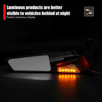 Espejo Retrovisor Rotativo Para Motocicleta Ducati Streetfighter V2 V4 V4 S Con Alas De Viento Y Luz LED Adaptador Para YAMAHA MT07 09 10 Accesorio De Aluminio - details 6