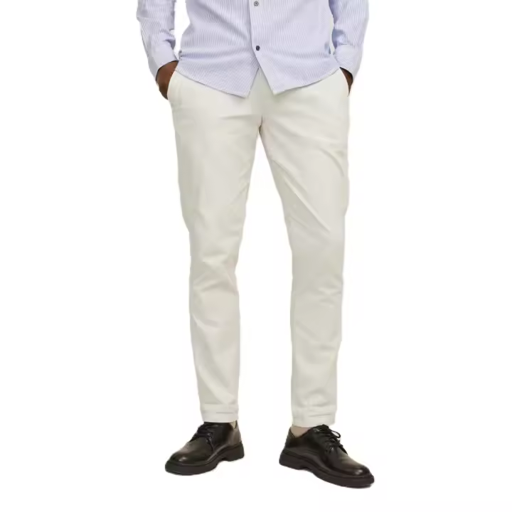 Pantalón chino Jack & Jones Modelo Marco 12206198 Blanco roto - Estilo moderno y cómodo para hombres - 1