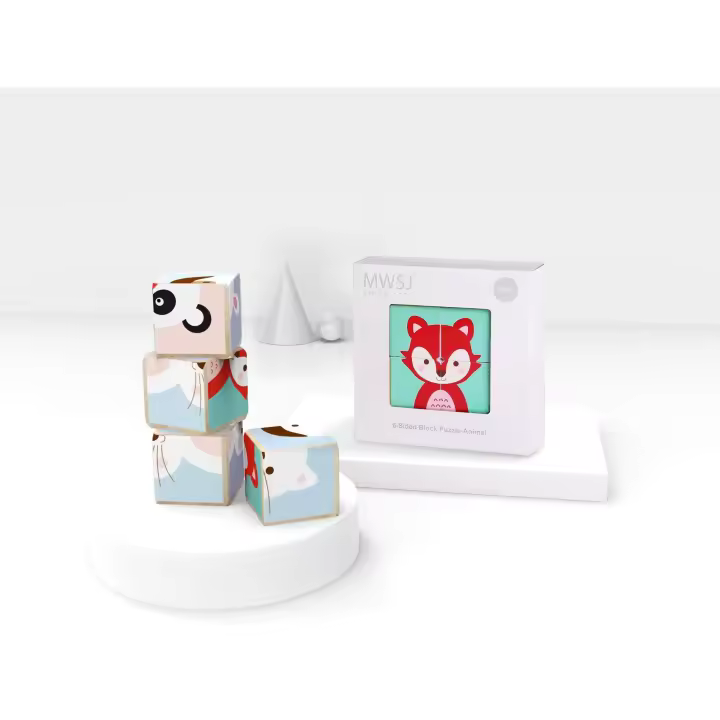 PUZLE CUBOS ANIMALES - 1