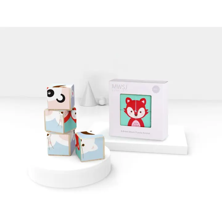 PUZLE CUBOS ANIMALES - 1