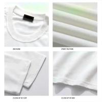 Camiseta Casual Para Hombre Verano Blanco Y Negro Harajuku Cómoda Camiseta Corta De Algodón O-Neck Top Masculino - details 3