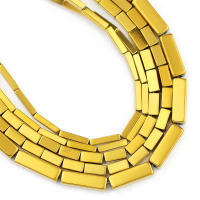 Cuentas De Hematita Rectangular En Colores Azul Oro Morado Para La Creación De Joyas DIY Pulseras Forma Cuadrada Y Rectangular Tamaños 4/6/9MM - details 9