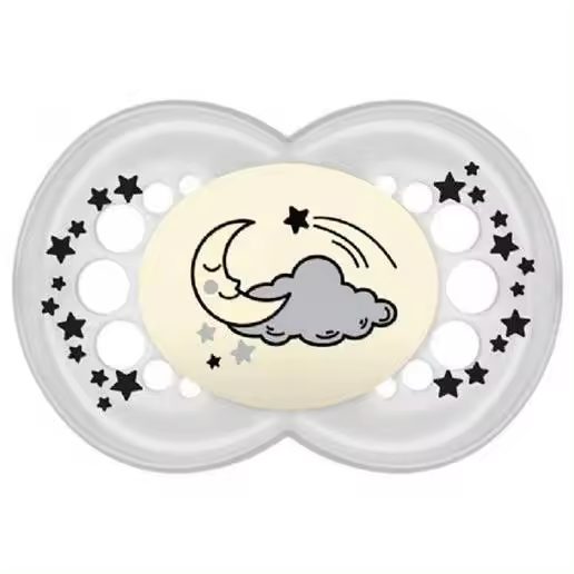 Mam Baby Chupete Silicona Original Night + 6 M Pack D - 1