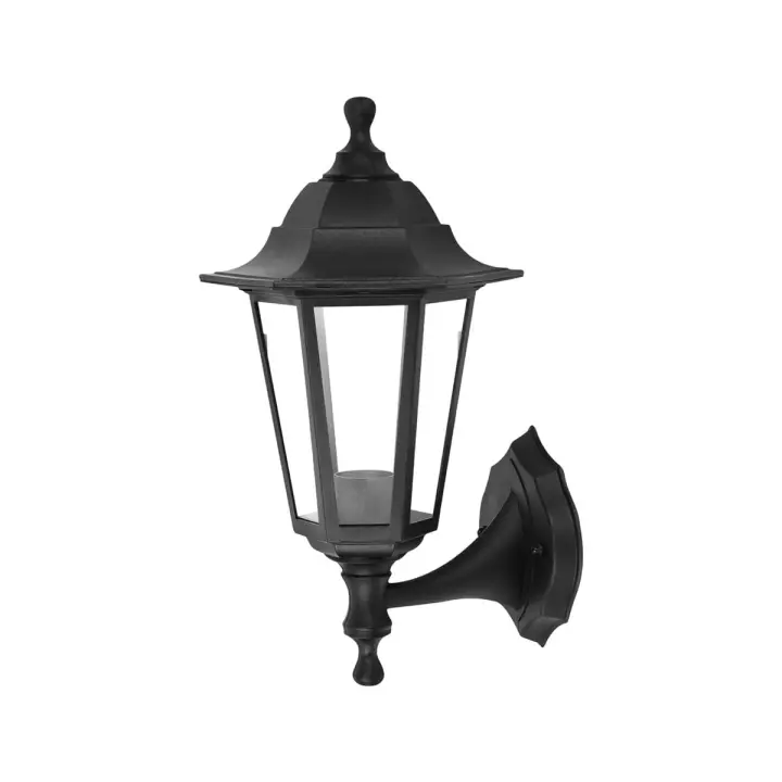 APLIQUE EXTERIOR PRETO IP44 E27 MATEL REVERSÍVEL - 1