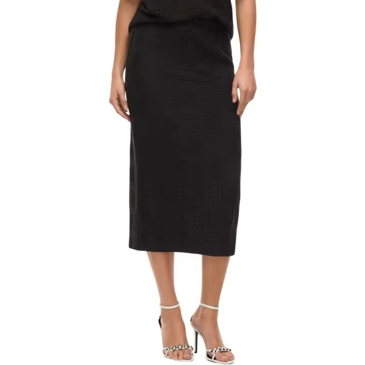 VINOVIRA HW MIDI SKIRT Black Beauty - 1