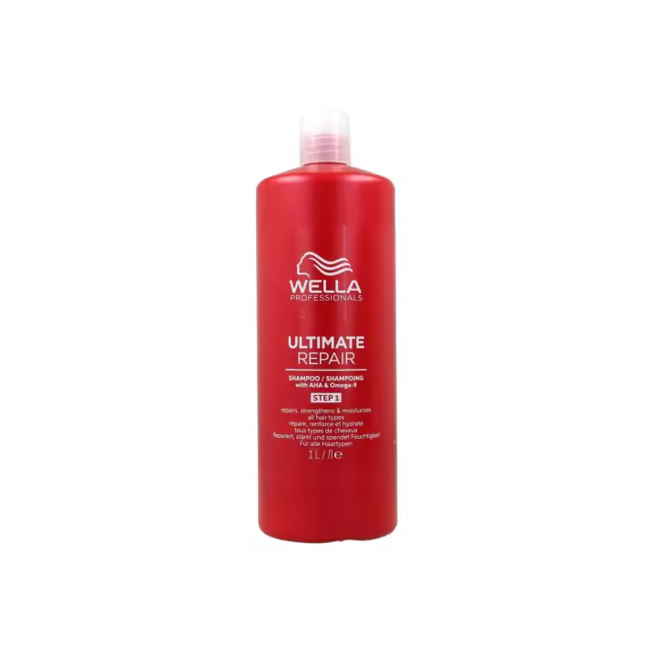 Wella Ultimate Repair Champú Step 1 1000 Ml, Champú Enriquecido Y Cremoso Que Limpia Y Repara. - 1
