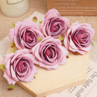 10pcs Flores Artificiales Rosas Silken Para Decoración De Casamiento Arreglo De Centro De Jardín Y Scrapbook Decoración De Hogar - details 0