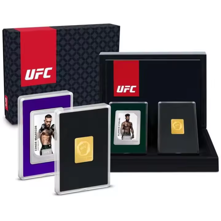UFC MISTERY BOX Trading Coins Sealed Box 2 Monedas Niue 2024 - 1