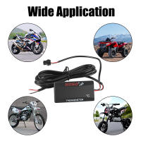 Medidor De Temperatura Para Tanque De Agua 0-120°C Monitor Con Indicadores Rojo Y Azul Advertencia Termómetro Para Motocicleta Con Sensores Universal - details 4