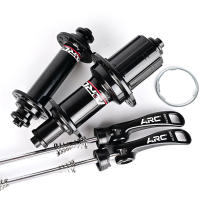 Hub De Bicicleta ARC Para Carretera 24H Ultraligero 280g V Brakes 4 Pawls 48 Clicks Frente 100mm Trasero 130MM Engranaje HG - details 0