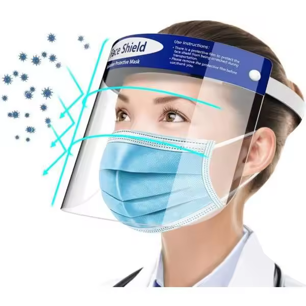 Pantalla Protectora de virus (Faceshield) - contiene 10 unidades - 1