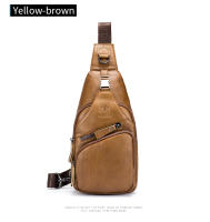 Bolsa De Pecho BULLCAPTAIN De Cuero Genuino Para Hombres Estilo Moda Casual Gran Capacidad Bolsa De Negocios Con Cierre De Cremallera Y Hebilla - details 12