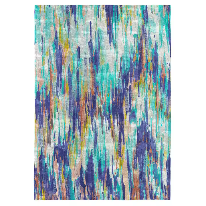 NAF NAF - Alfombra decorativa SEICHE multicolor. Varios tamaños disponibles. - 1