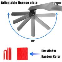 Guardabarros Ajustable Para Xiaomi M365 1s pro 2 Mi3 Scooter Eléctrico Con Porta Placa Y Faro Trasero Pieza Trasera Antigolpes - details 7