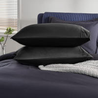 2Pcs Fundas Para Almohada Satén Cómodas Para El Cabello Y La Belleza Fundas Para Almohadas De Dormitorio Decoración Del Hogar - details 19