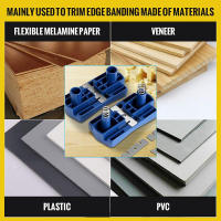 Máquina De Enbande Lateral De Madera Doble Herramienta De Carpintería Manual Para Madera PVC Madera De Plywood Muebles Trimmer De Cabeza Y Cola - details 6