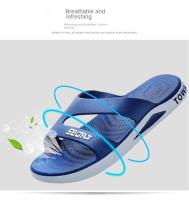 Pantuflas Para Hombre Antideslizantes 2024 Nuevo Exterior Suave Suela Interior Baño Sandalias Verano Estudiantes - details 2