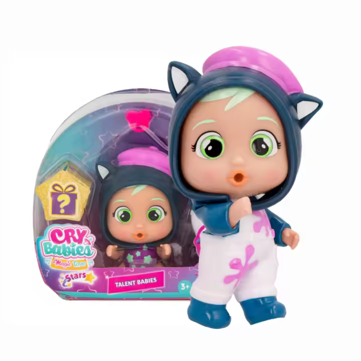 Bebés Llorones Talent Babies - Drake con Lágrimas de Verdad y Accesorios - Cry Babies IMC Toys - 1