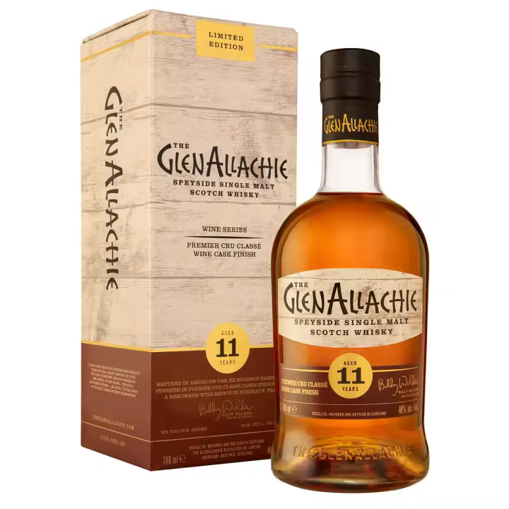 GLENALLACHIE 11YO PREMIER CRU CLASSÉ WINE FINISH 70CL 48% - 1