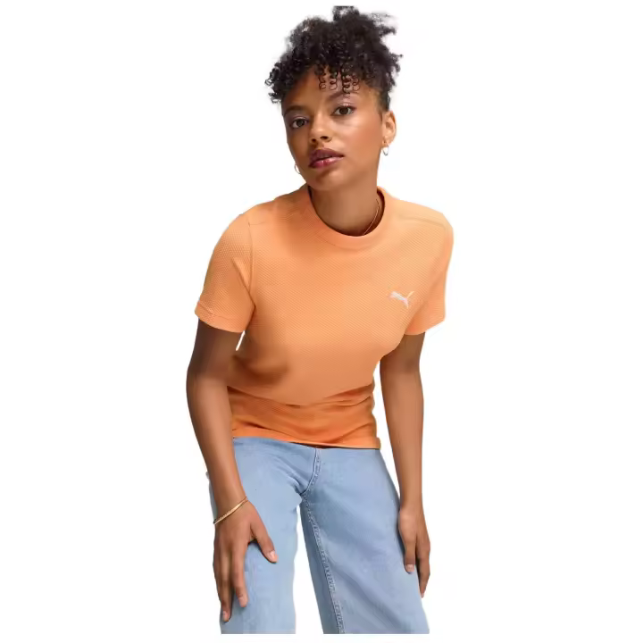 Camiseta De Manga Corta Puma modelo 681628-55 para Mujer en color Naranja - 1