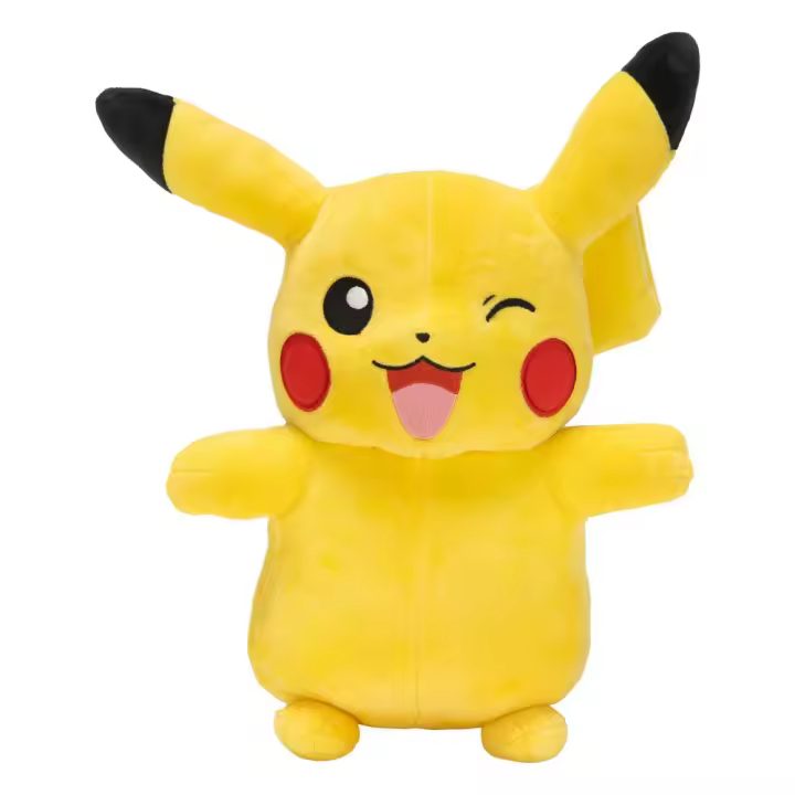 Pokémon – Figuras y peluches – Peluche Pokemon Pikachu – 30 cm - 1