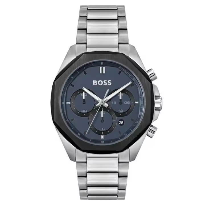 Reloj Hugo Boss Para Hombres Analógico de Cuarzo Cronógrafo Modelo 1514015, Esfera de 43MM - 1